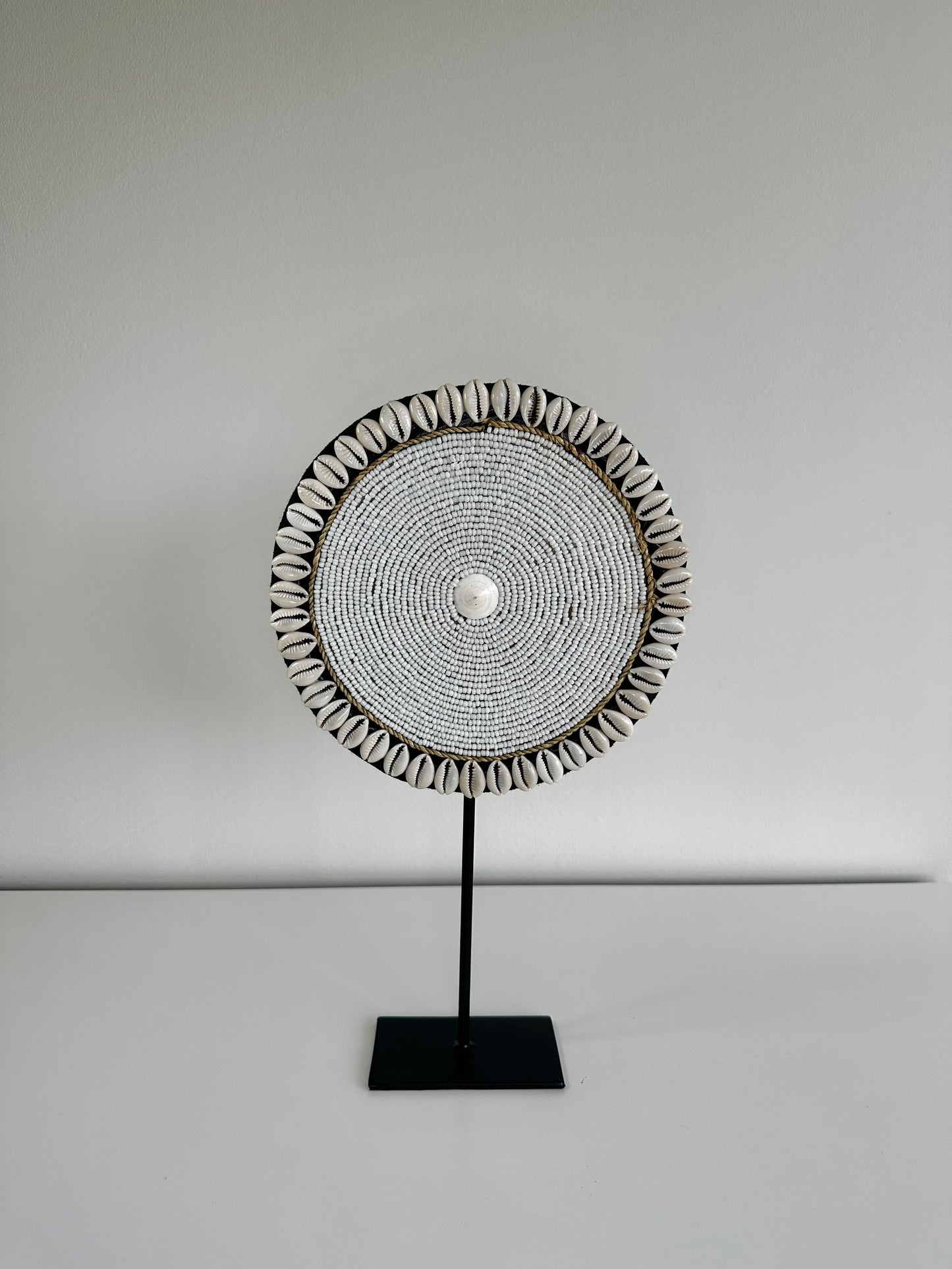 Schelpen ornament op standaard Mila