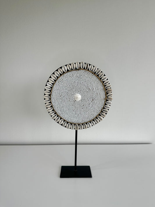 Schelpen ornament op standaard Mila