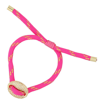 Golden Bean armband donkerroze