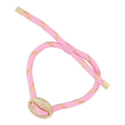 Golden Bean armband lichtroze
